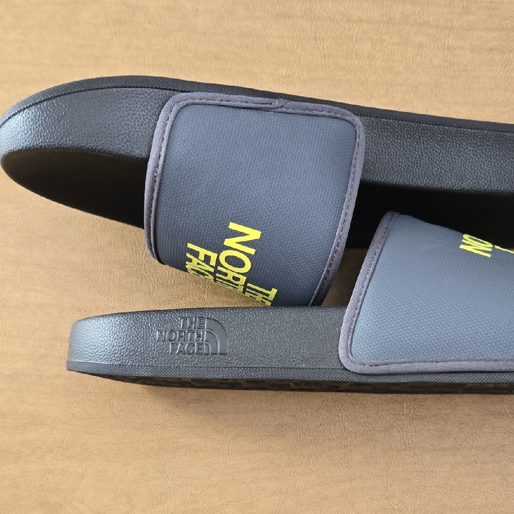 The North Face Black Slides with Yellow Logo, Men's Size 11 - Picture 8 of 9